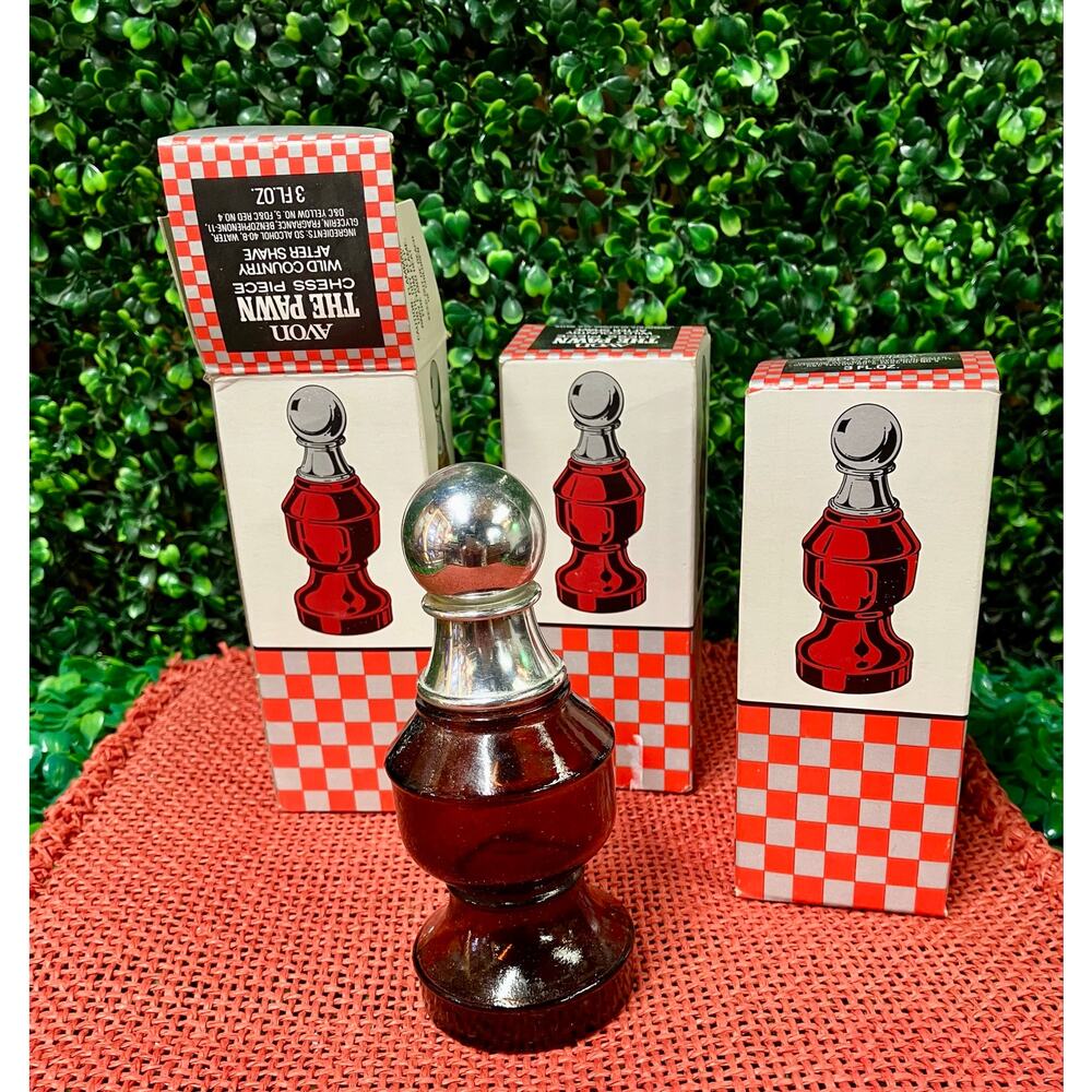 Vintage Avon "The Pawn" Chess Piece Decanter